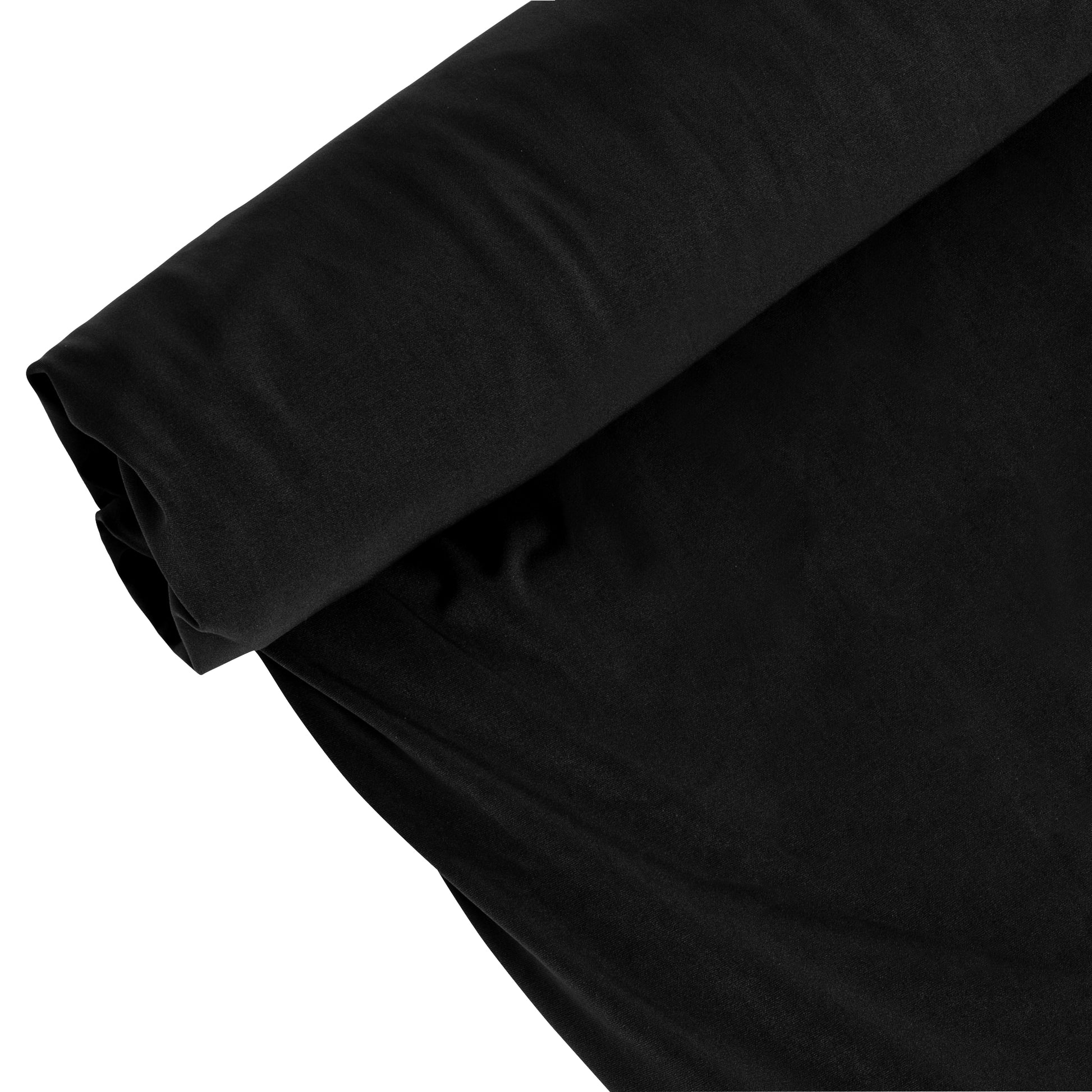 Spandex Stretch 4-way Fabric Roll 10 yds 58" - Black - CV Linens