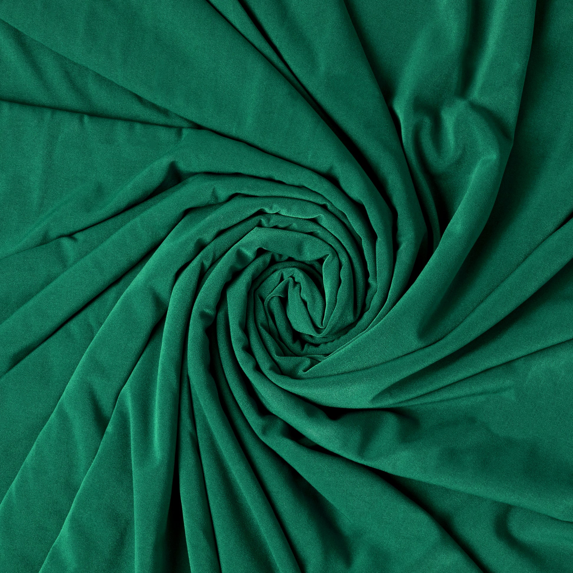 Fabric By The Yard Hunter Green Stretch Satin Spandex Fabric Heavy Weight