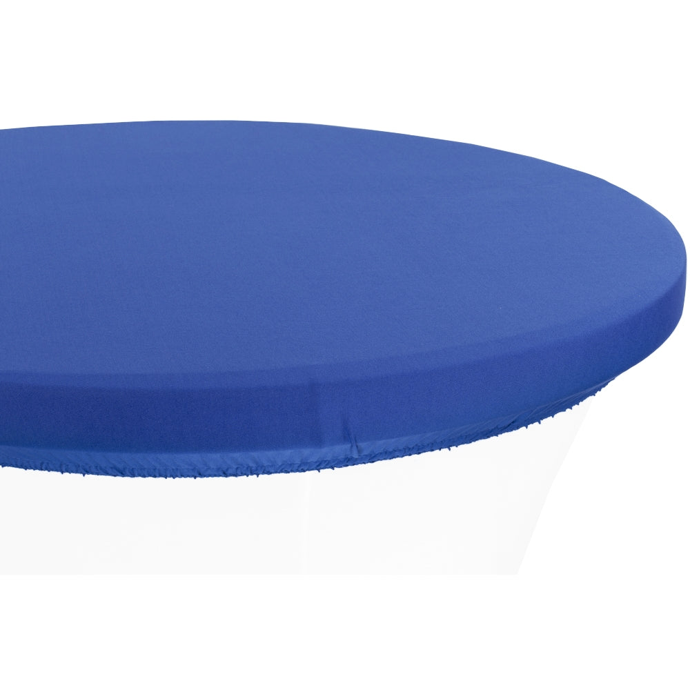 Spandex Table Topper/Cap 30"-36" Round - Royal Blue - CV Linens