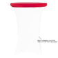 Spandex Table Topper/Cap 30"-36" Round - Red - CV Linens