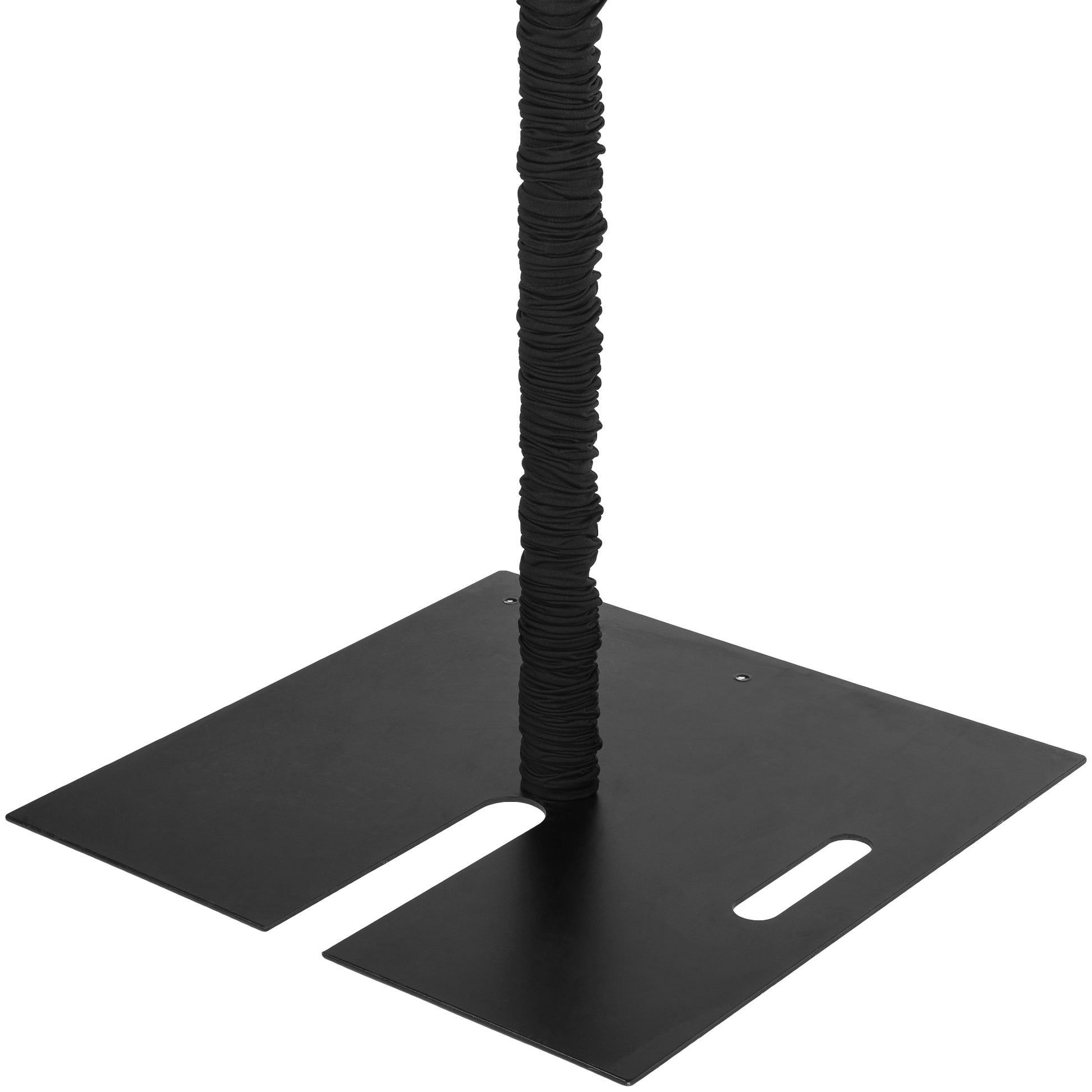 20ft Spandex Upright Pole Cover - Black - CV Linens