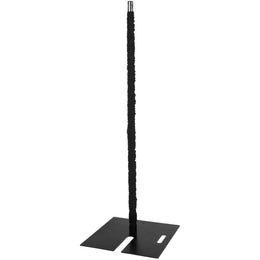 20ft Spandex Upright Pole Cover - Black - CV Linens