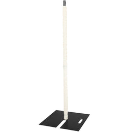 10ft Spandex Upright Pole Cover - Ivory - CV Linens