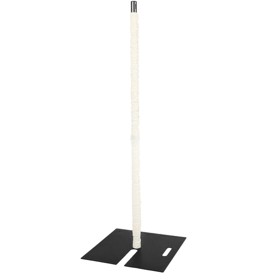 10ft Spandex Upright Pole Cover - Ivory - CV Linens