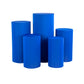 Spandex Pillar Covers for Metal Cylinder Pedestal Stands 5 pcs/set - Royal Blue