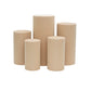 Spandex Pillar Covers for Metal Cylinder Pedestal Stands 5 pcs/set - Champagne