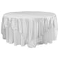 Square 90"x90" Satin Table Overlay - White - CV Linens