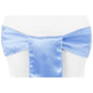 Standard Satin Chair Sash - Cornflower/Serenity - CV Linens