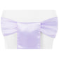 Standard Satin Chair Sash - Lavender - CV Linens