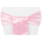 Standard Satin Chair Sash - Medium Pink - CV Linens