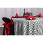 cute 90's setup with Standard Satin Chair Sash - Red