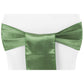 Standard Satin Chair Sash - Willow Green - CV Linens