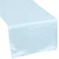 Lamour Satin Table Runner - Baby Blue - CV Linens