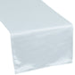 Lamour Satin Table Runner - Dusty Blue - CV Linens
