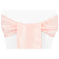 Taffeta Chair Sash/Tie - Blush/Rose Gold - CV Linens