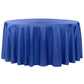 Taffeta Tablecloth 120" Round - Royal Blue - CV Linens