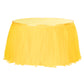 Tulle Tutu 14ft Table Skirt - Canary Yellow - CV Linens