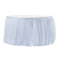 Tulle Tutu 14ft Table Skirt - Dusty Blue - CV Linens