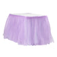 Tulle Tutu 17ft Table Skirt - Lavender - CV Linens