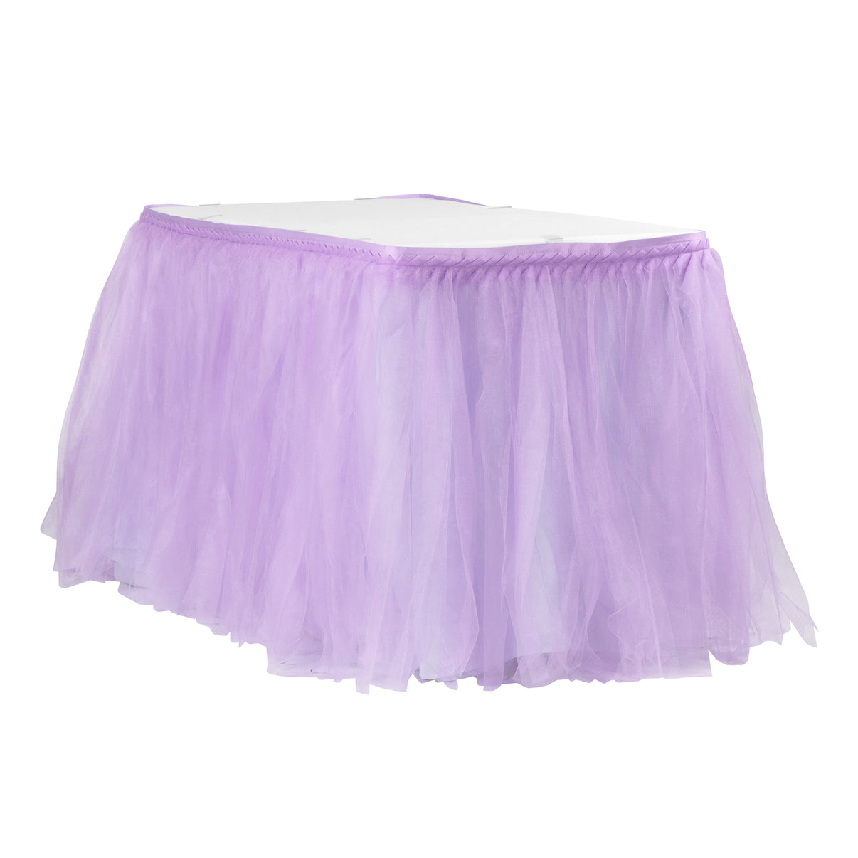 Tulle Tutu 17ft Table Skirt - Lavender– CV Linens