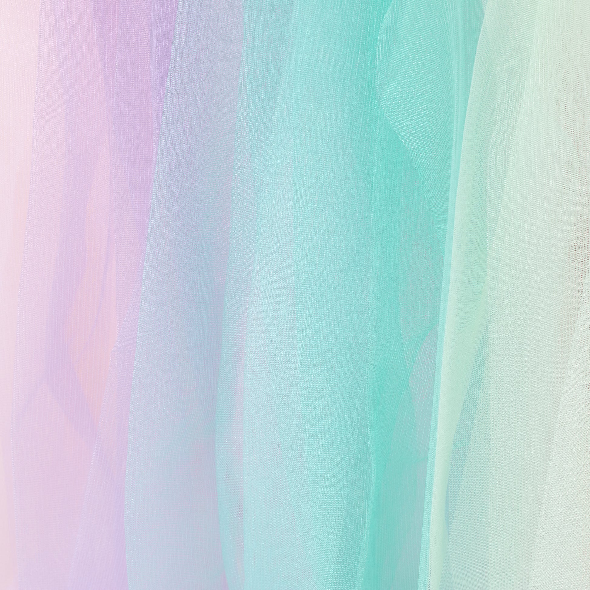 Tulle Tutu 14ft Table Skirt - Pastel Rainbow - CV Linens