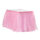 Tulle Tutu 17ft Table Skirt - Pink - CV Linens