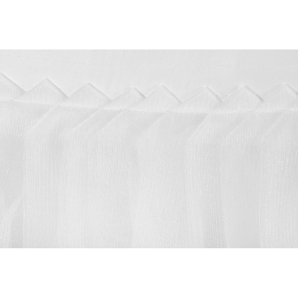 Tulle Tutu 14ft Table Skirt - White - CV Linens