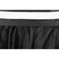Tulle Tutu 17ft Table Skirt - Black - CV Linens