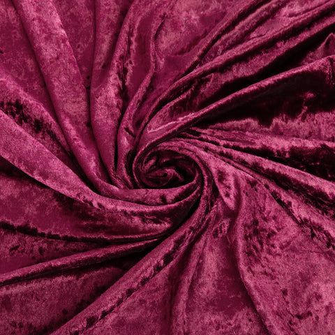 Quality Crushed Velvet Fabric, 10 Colours