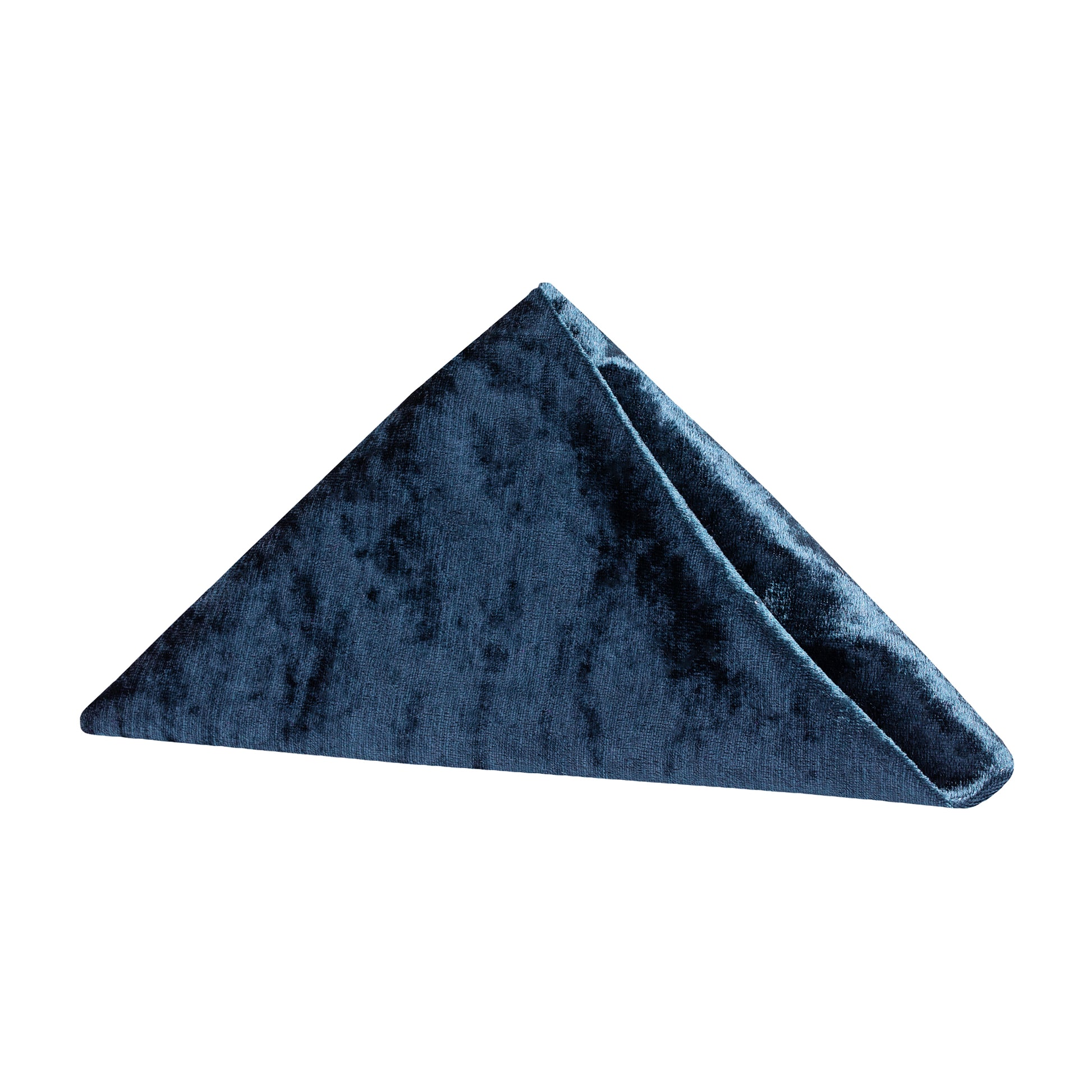 Velvet 20"x20" Linen Napkin - Navy Blue - CV Linens