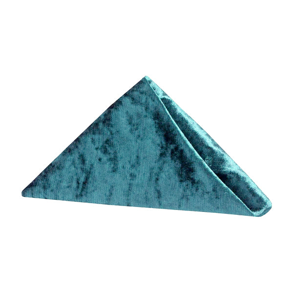 Velvet 20"x20" Linen Napkin - Dark Turquoise - CV Linens