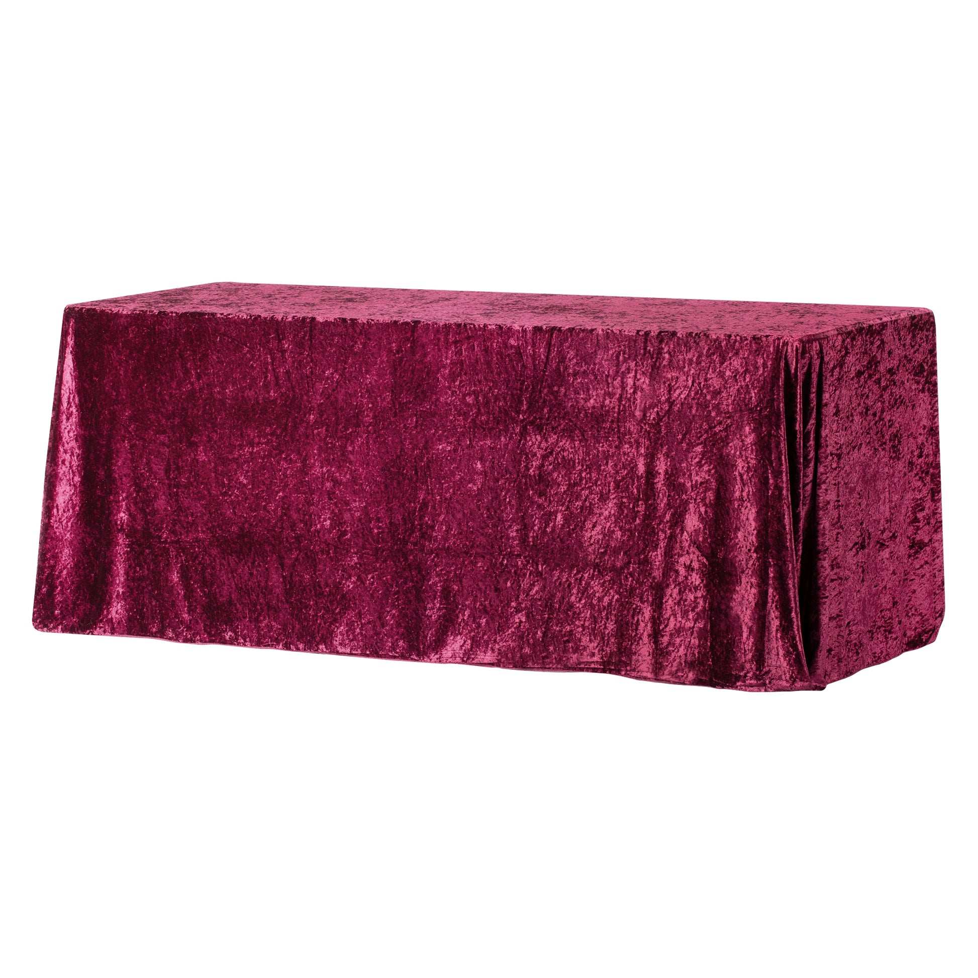 Velvet 90"x132" Tablecloth Burgundy– CV Linens