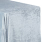 Velvet 90"x156" Rectangular Tablecloth - Dusty Blue - CV Linens
