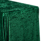 Velvet 90"x132" Rectangular Tablecloth - Emerald Green - CV Linens