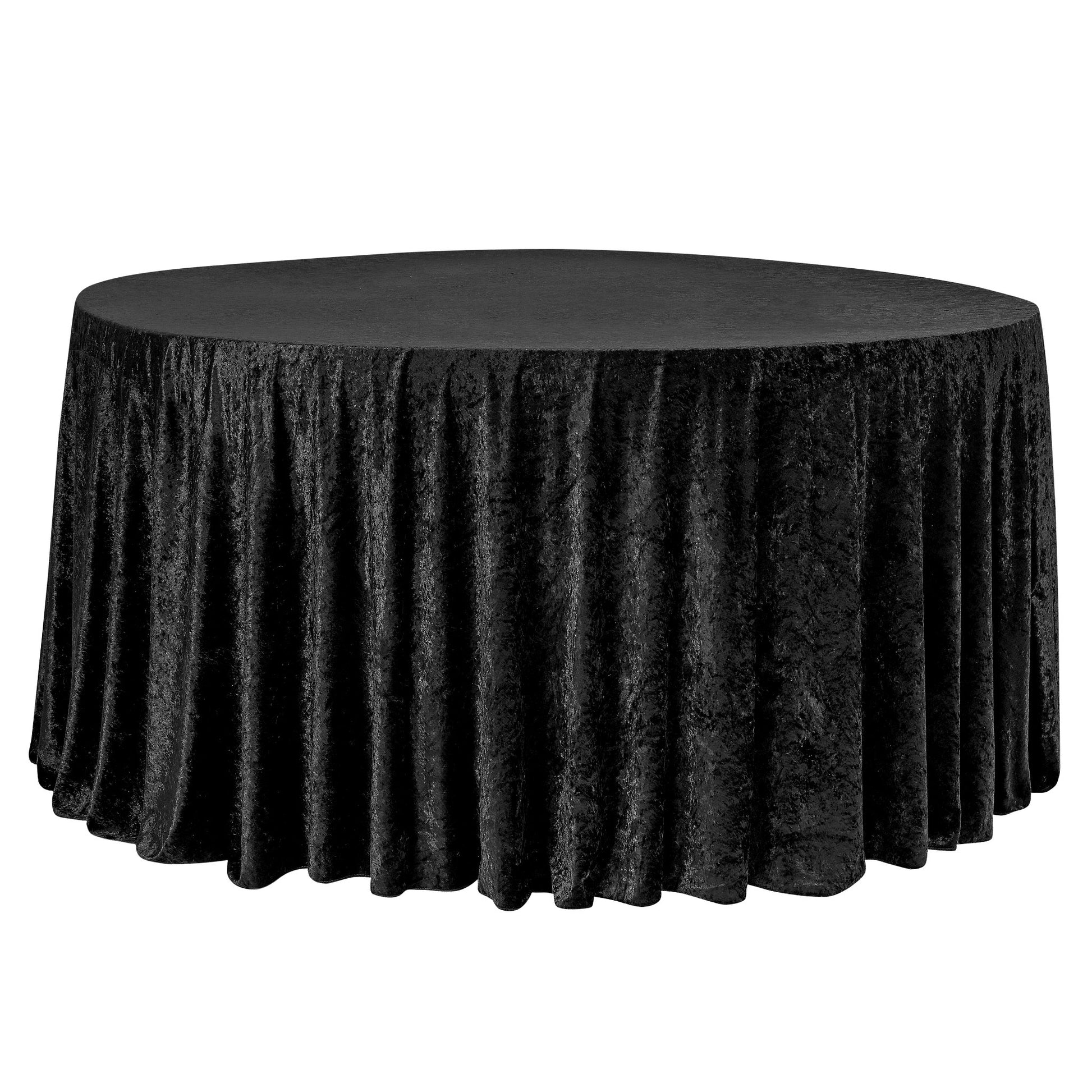 Black Velvet 132 Round Tablecloth – CV Linens