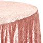 Velvet 120" Round Tablecloth - Cinnamon Rose - CV Linens