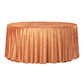 Velvet 132" Round Tablecloth - Rust - CV Linens