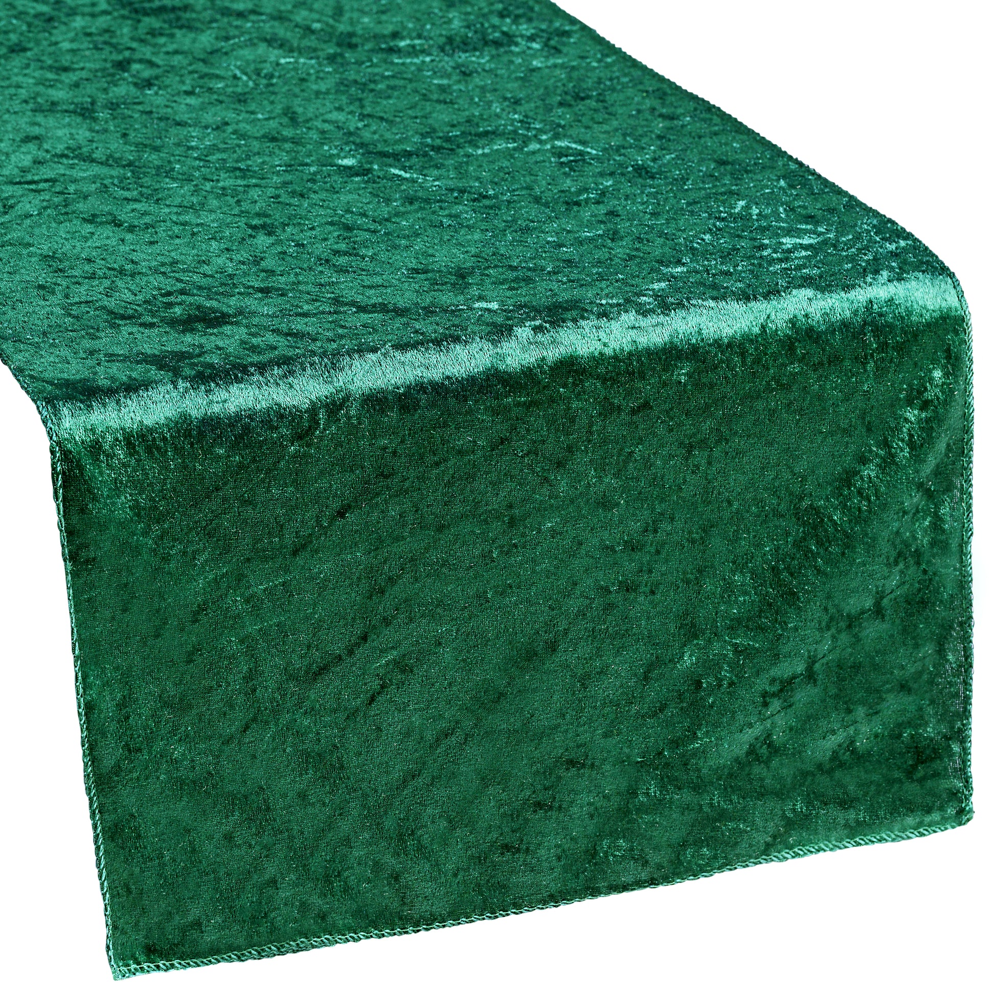 Velvet Table Runner - Emerald Green - CV Linens