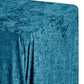 Velvet 90"x156" Rectangular Tablecloth - Peacock Teal