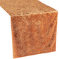 Velvet Table Runner - Rust - CV Linens