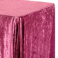 Velvet 90"x132" Rectangular Tablecloth - Mulberry - CV Linens