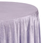 Velvet 132" Round Tablecloth - Victorian Lilac/Wisteria - CV Linens