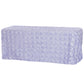 Wedding Rosette Satin 90"x156" rectangular Tablecloth - Lavender - CV Linens