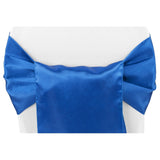 Wide Satin Chair Sash - Royal Blue