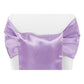 Wide Satin Chair Sash - Victorian Lilac/Wisteria - CV Linens