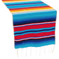 Woven Mexican Serape Table Runner 13"x102" - CV Linens