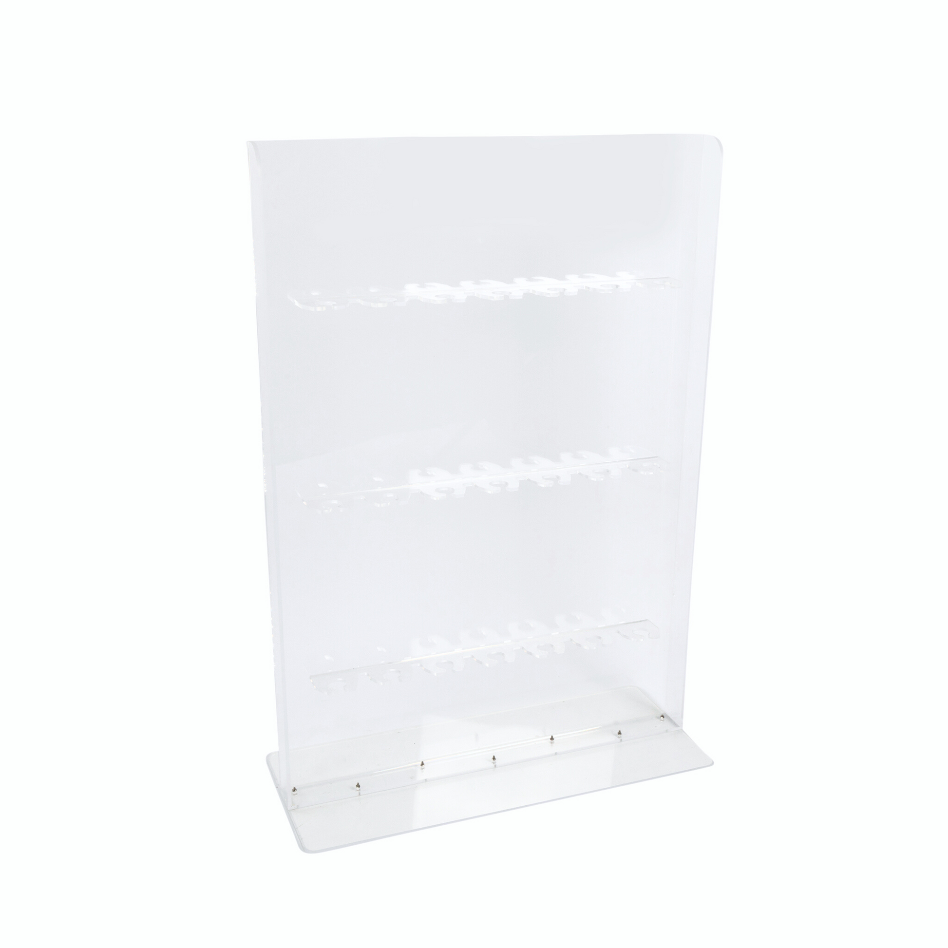 Acrylic Champagne Glass Holder Stand Tabletop Display