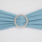 Buckle Spandex Stretch Chair Band - Baby Blue