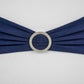 Buckle Spandex Stretch Chair Band - Navy Blue
