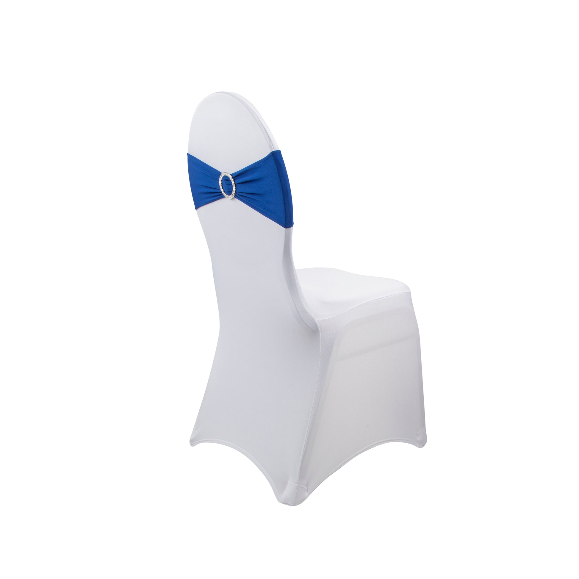 Buckle Spandex Stretch Chair Band - Royal Blue